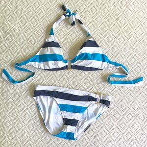 Ralph Lauren Striped Halter Bikini